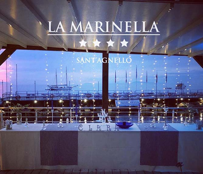 Location e Ville private - La Marinella Ristorante sul mare - Sant'Agnello