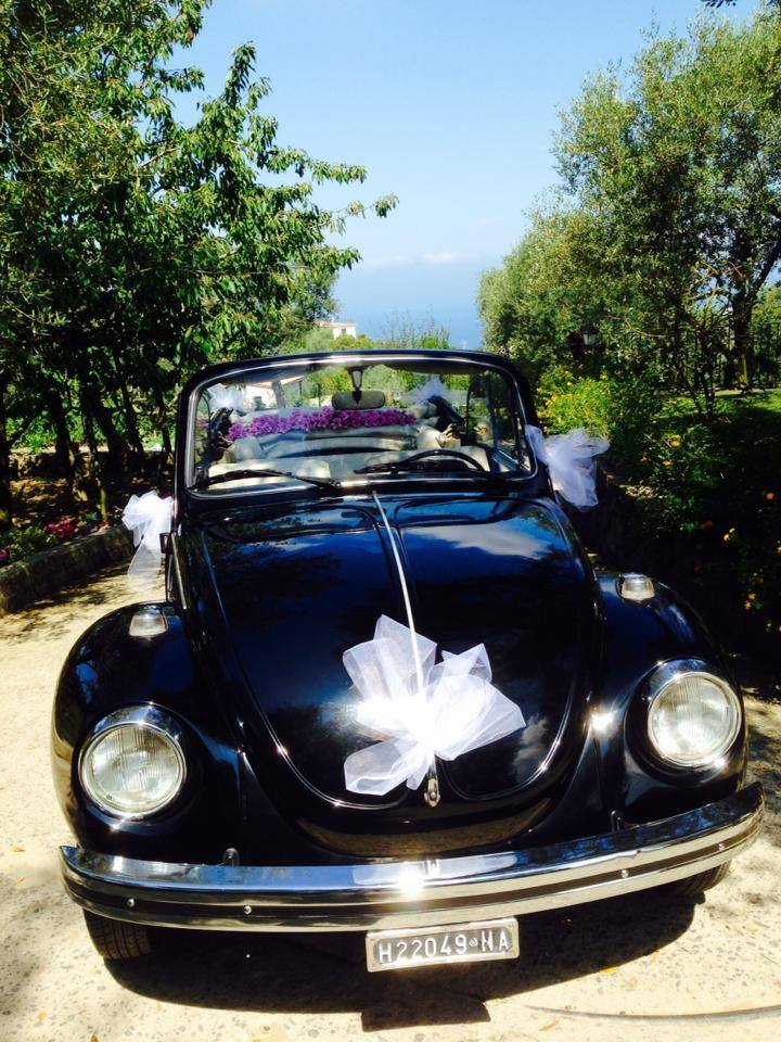Matrimonio a Sorrento: - Il Maggiolino per il Matrimonio Maggiolinoo Cabrio Nero