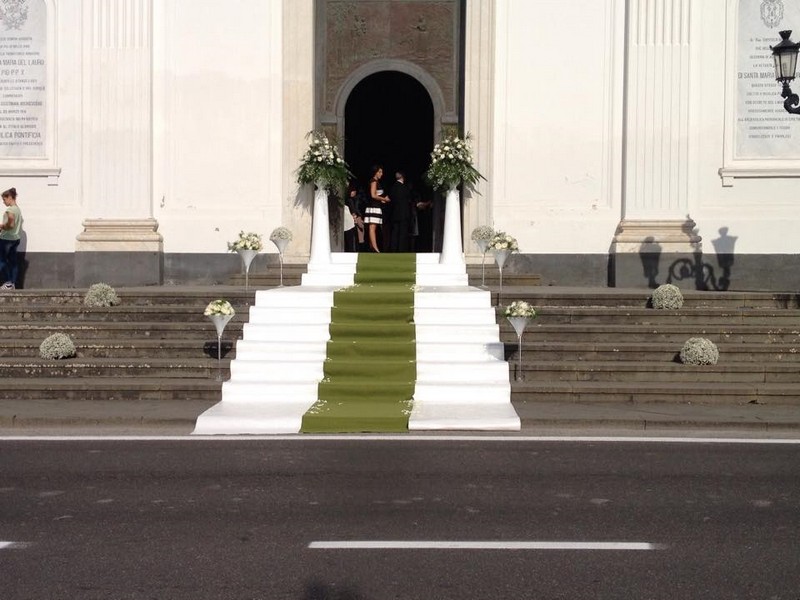 Matrimonio a Sorrento: - Fiori Matrimonio Addobbo Floreale Chiesa Santa Maria del Lauro