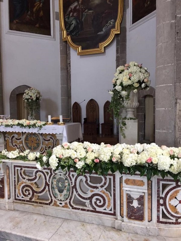 Matrimonio a Sorrento: - Fiori Matrimonio Addobbo Floreale in Chiesa