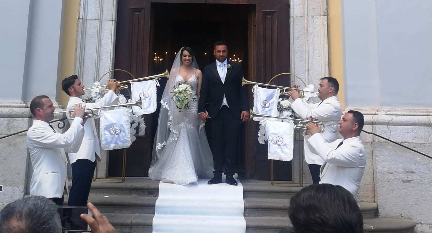 Matrimonio a Sorrento: - Trombe Egiziane Quattro trombe egiziane matrimonio