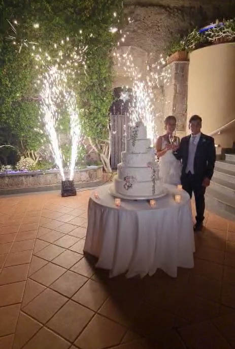Matrimonio a Sorrento: - Fontane Luminose Danzanti, Sparkular Fontane Luminose al Taglio torta a Matrimoni