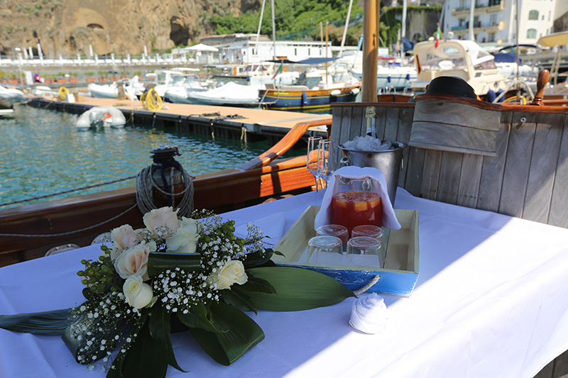 Matrimonio a Sorrento: - Anteprime Fotografiche o cene sul Veliero